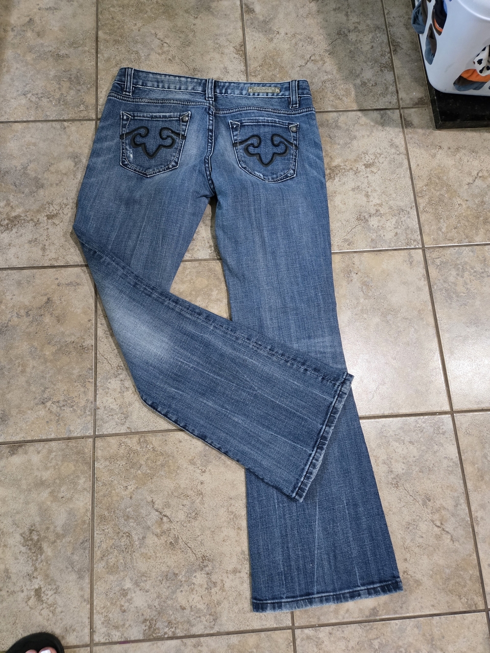 Rerock For Express Women's Size 6s Medium Blue Bootcut Jeans